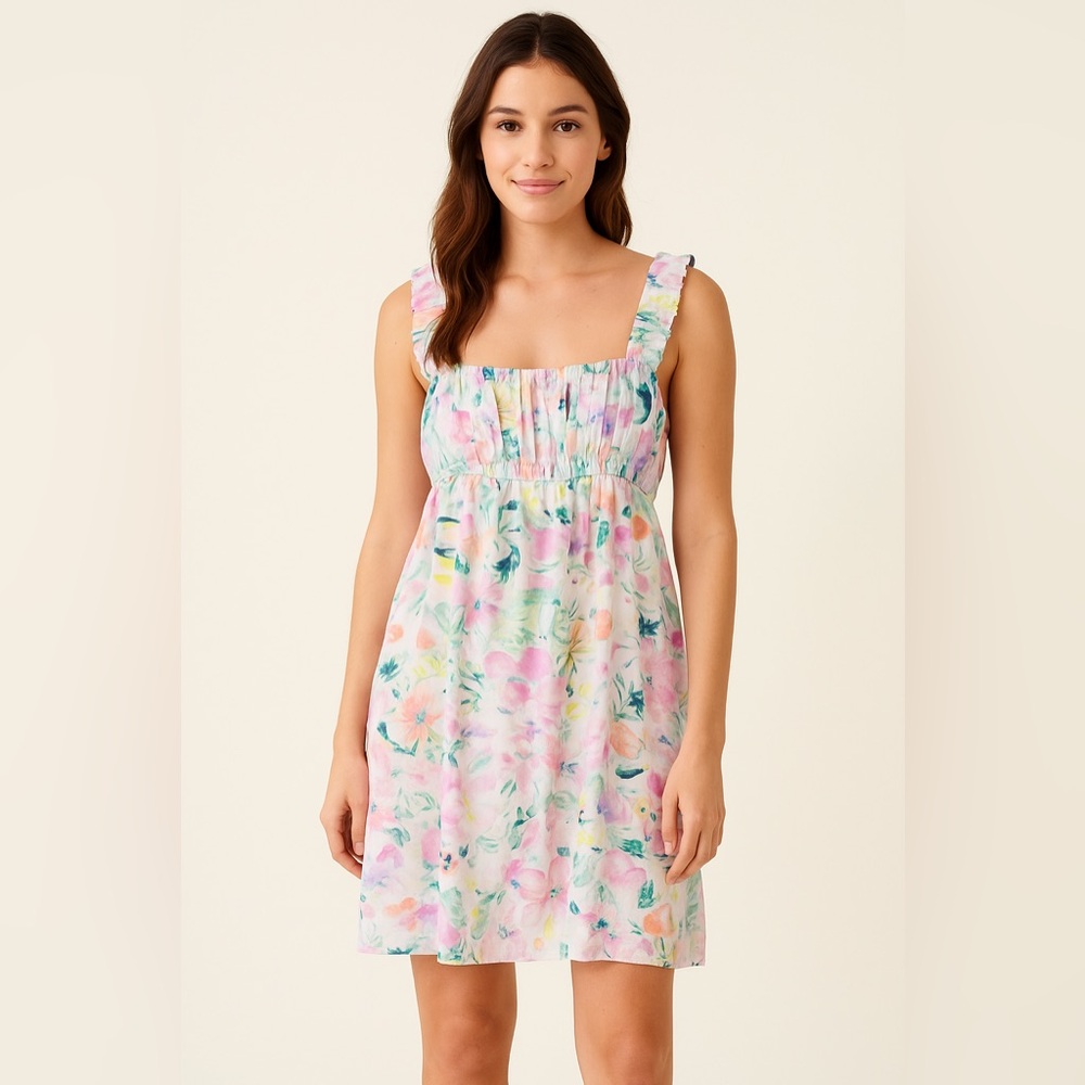Abercrombie & Fitch for The Trevor Project XXL Pastel Floral Sleeveless Dress.‎